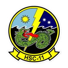 Load image into Gallery viewer, HSC-11 Dragonslayers Squadron Crest Vinyl Sticker