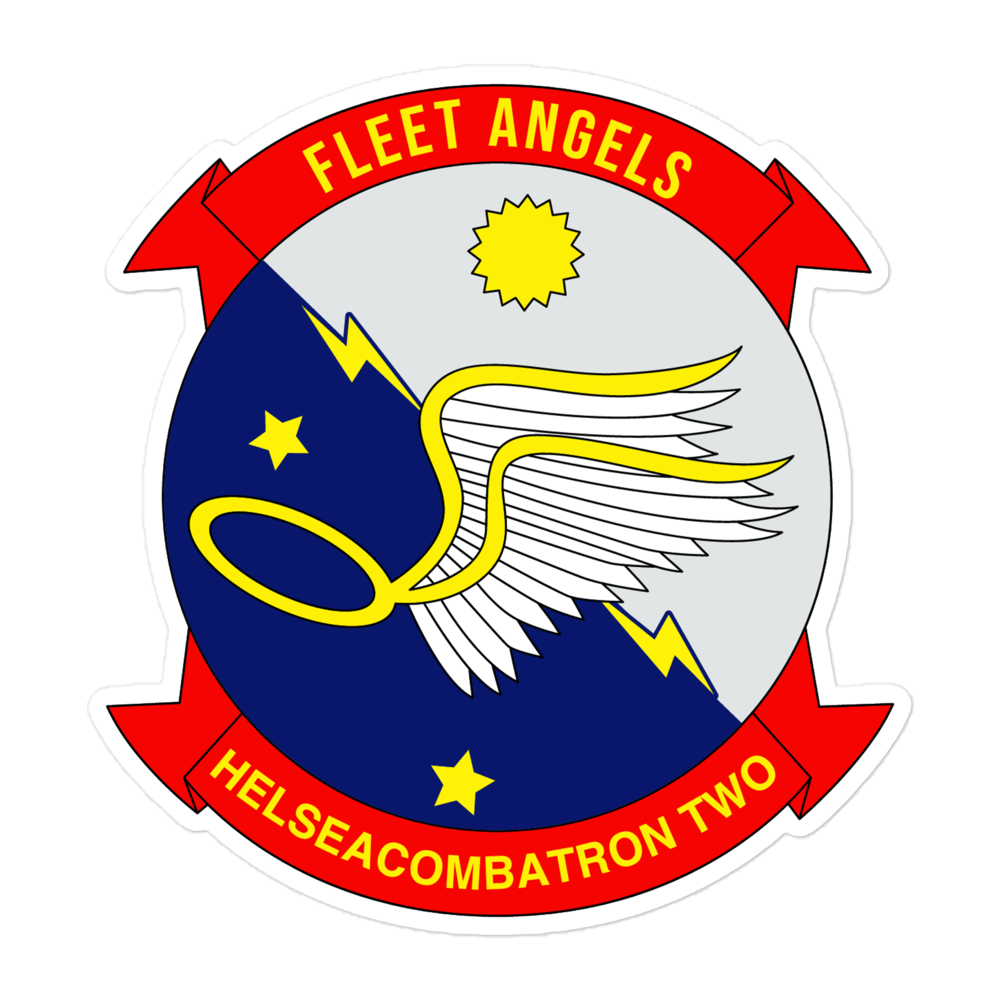 HSC-2 Fleet Angels Squadron Crest Vinyl Sticker