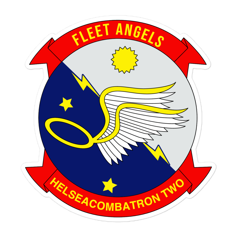 HSC-2 Fleet Angels Squadron Crest Vinyl Sticker – 5.5x5.5