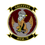 HSM-79 Griffins Squadron Crest Vinyl Sticker – 5.5x5.5