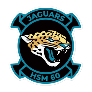 HSM-60 Jaguars Squadron Crest Vinyl Sticker