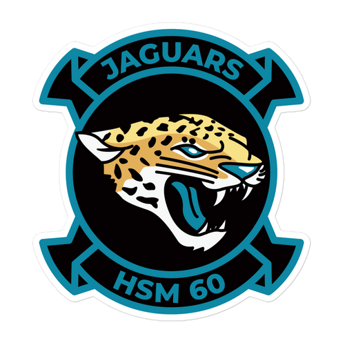 HSM-60 Jaguars Squadron Crest Vinyl Sticker