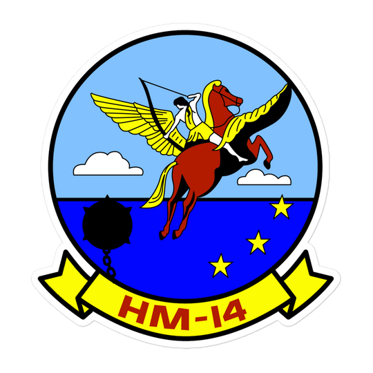 HM-14 The Vanguard Squadron Crest Vinyl Sticker