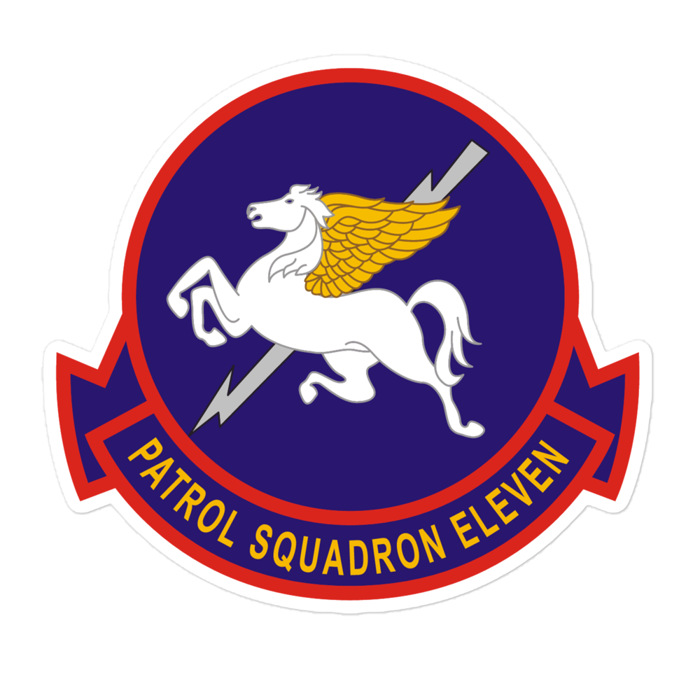 VP-11 Proud Pegasus Squadron Crest Vinyl Decal