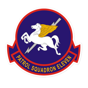 VP-11 Proud Pegasus Squadron Crest Vinyl Decal