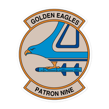 Load image into Gallery viewer, VP-9 Golden Eagles Squadron Crest (1) Vinyl Decal