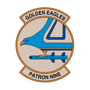 VP-9 Golden Eagles Squadron Crest (1) Vinyl Decal