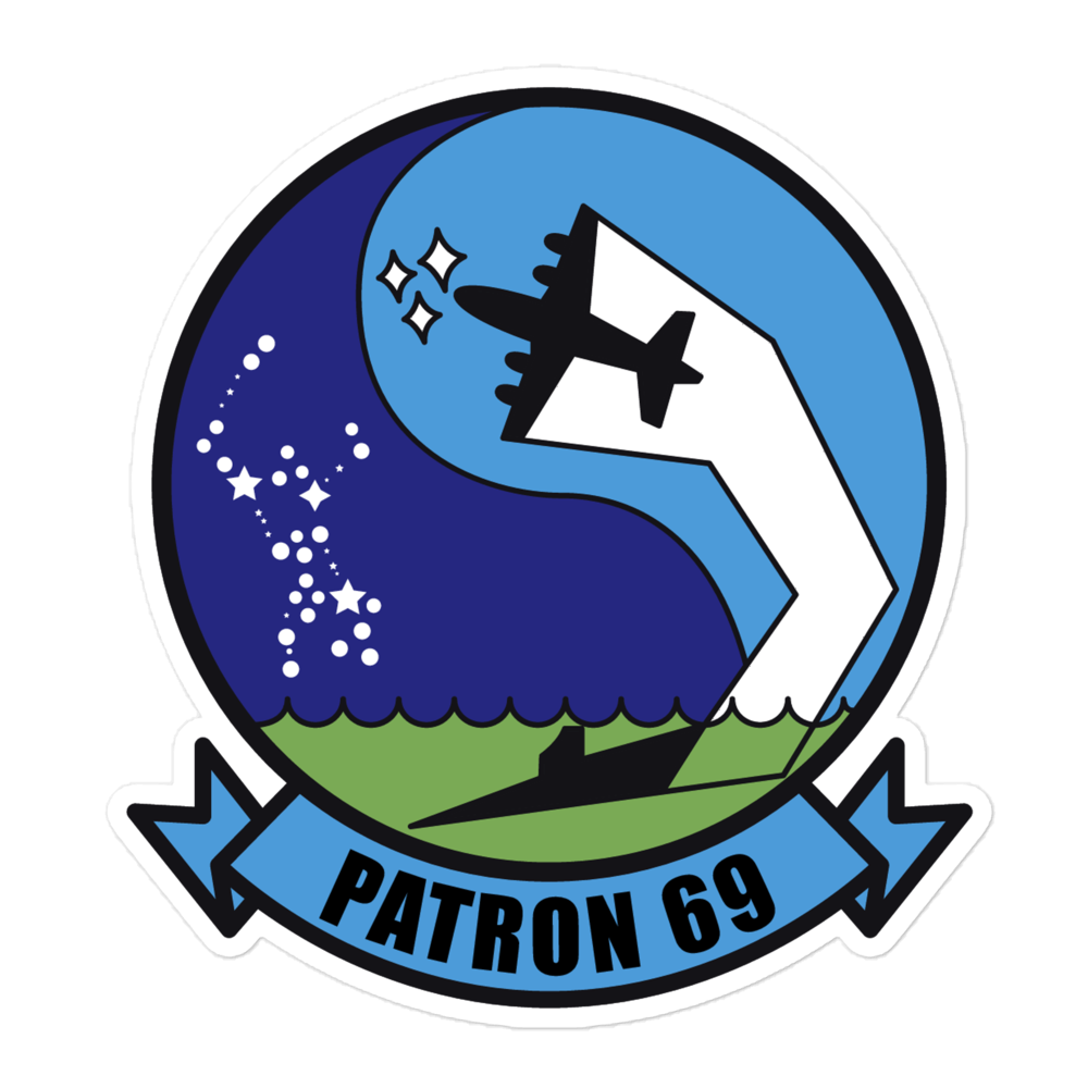 VP-69 Totems Squadron Crest Vinyl Decal