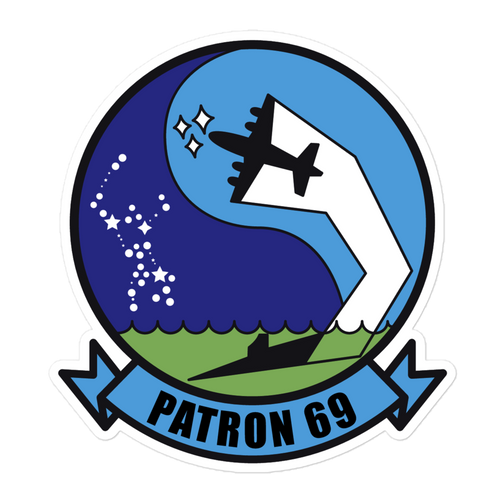 VP-69 Totems Squadron Crest Vinyl Decal