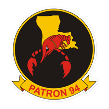 Load image into Gallery viewer, VP-94 Crawfisher&#39;s Squadron Crest Vinyl Decal