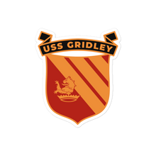 Load image into Gallery viewer, USS Gridley (CG-21) Ship&#39;s Crest Vinyl Decal