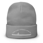 USS Carl Vinson (CVN-70) Embroidered Beanie – gray