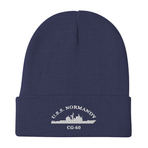 USS Normandy (CG-60) Embroidered Beanie