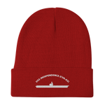 USS Independence (CVA-62) Embroidered Beanie – red
