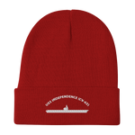 USS Independence (CV-62) Embroidered Beanie – red