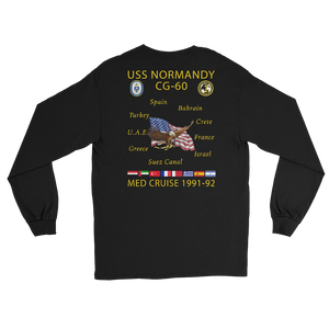 USS Normandy (CG-60) 1991-92 Long Sleeve Cruise Shirt