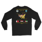 USS Blue Ridge (LCC-19) 1990-91 ODS/S Cruise Long Sleeve Shirt – back view, black