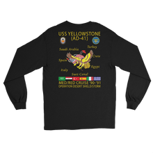 Load image into Gallery viewer, USS Yellowstone (AD-41) 1990-91 ODS/S Long Sleeve Cruise Shirt