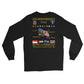 USS Independence (CV-62) 1993-94 Long Sleeve Cruise Shirt – back view, black