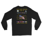 USS Carl Vinson (CVN-70) 1983 Long Sleeve Cruise Shirt – back view, black