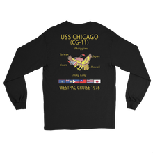 Load image into Gallery viewer, USS Chicago (CG-11) 1976 WESTPAC Long Sleeve Cruise Shirt