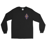 VP-26 Tridents Squadron Crest Long Sleeve Shirt – front view, black