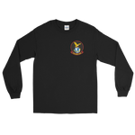 VP-1 Screaming Eagles Crest Long Sleeve T-Shirt – front view, black