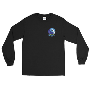 VP-69 Totems Squadron Crest Long Sleeve Shirt – front view, black