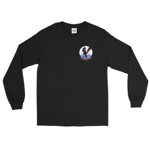 VP-30 Pro's Nest Squadron Crest Long Sleeve Shirt – front view, black