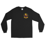 VP-94 Crawfisher's Squadron Crest Long Sleeve Shirt – front view, black