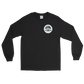 USS Blue Ridge (LCC-19) 1990-91 ODS/S Cruise Long Sleeve Shirt – front view, black