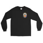 USS Yellowstone (AD-41) Ship's Crest Long Sleeve Shirt – front view, black