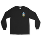 USS Austin (LPD-4) 2002-03 Long Sleeve Cruise Shirt – front view, black
