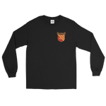 USS Gridley (CG-21) Ship's Crest Long Sleeve Shirt – front view, black