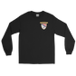 USS Chicago (CG-11) 1976 WESTPAC Long Sleeve Cruise Shirt – front view, black