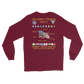 USS Harry S. Truman (CVN-75) 2004-05 Long Sleeve Cruise Shirt – back view, maroon