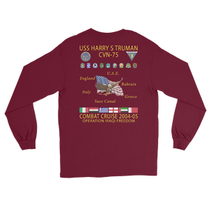 USS Harry S. Truman (CVN-75) 2004-05 Long Sleeve Cruise Shirt