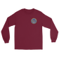 USS Harry S. Truman (CVN-75) 2004-05 Long Sleeve Cruise Shirt – front view, maroon