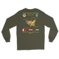 USS Blue Ridge (LCC-19) 1990-91 ODS/S Cruise Long Sleeve Shirt – back view, military green