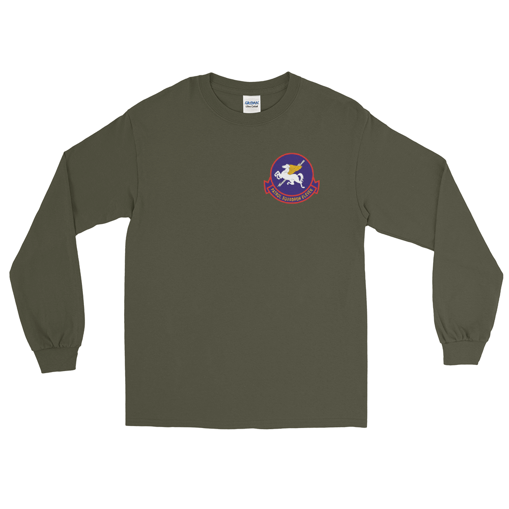 VP-11 Proud Pegasus Squadron Crest Long Sleeve Shirt