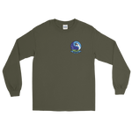 VP-69 Totems Squadron Crest Long Sleeve Shirt – front view, military green