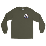 VP-30 Pro's Nest Squadron Crest Long Sleeve Shirt – front view, military green