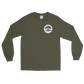 USS Blue Ridge (LCC-19) 1990-91 ODS/S Cruise Long Sleeve Shirt – front view, military green