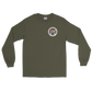 USS John F. Kennedy (CV-67) 1988-89 Long Sleeve Cruise Shirt – front view, military green