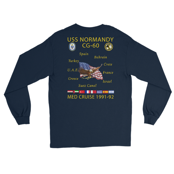 USS Normandy (CG-60) 1991-92 Long Sleeve Cruise Shirt