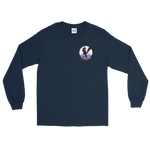 VP-30 Pro's Nest Squadron Crest Long Sleeve Shirt – front view, navy
