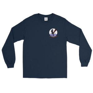 VP-30 Pro's Nest Squadron Crest Long Sleeve Shirt – front view, navy
