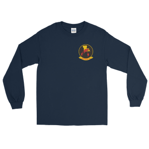 VP-94 Crawfisher's Squadron Crest Long Sleeve Shirt – front view, navy