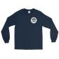 USS Blue Ridge (LCC-19) 1990-91 ODS/S Cruise Long Sleeve Shirt – front view, navy
