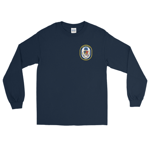 USS Detroit (LCS-7) Ship's Crest Long Sleeve Shirt